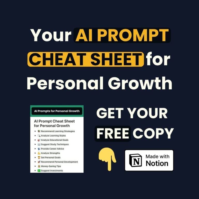 Text with AI Prompt Cheat Sheet