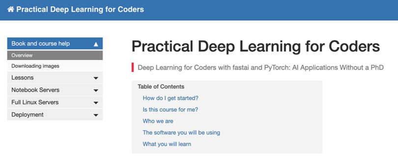 Image Deep Learning Courses - DL for Coders