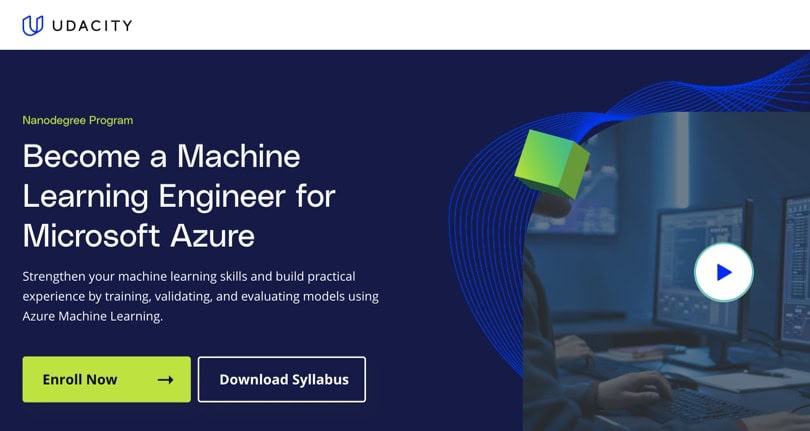 Image Machine Learning Courses Online - Microsoft Azure Machine Learning Engineer, Udacity