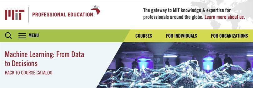 Image Machine Learning Courses Online - Machine Learning, MIT