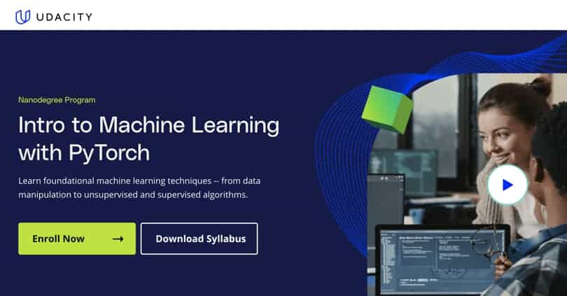 Image Machine Learning Courses Online - Machine Learning with PyTorch, Udacity