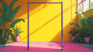 a pull-up bar in a bright gym studio - create workout plans with ai newsletter